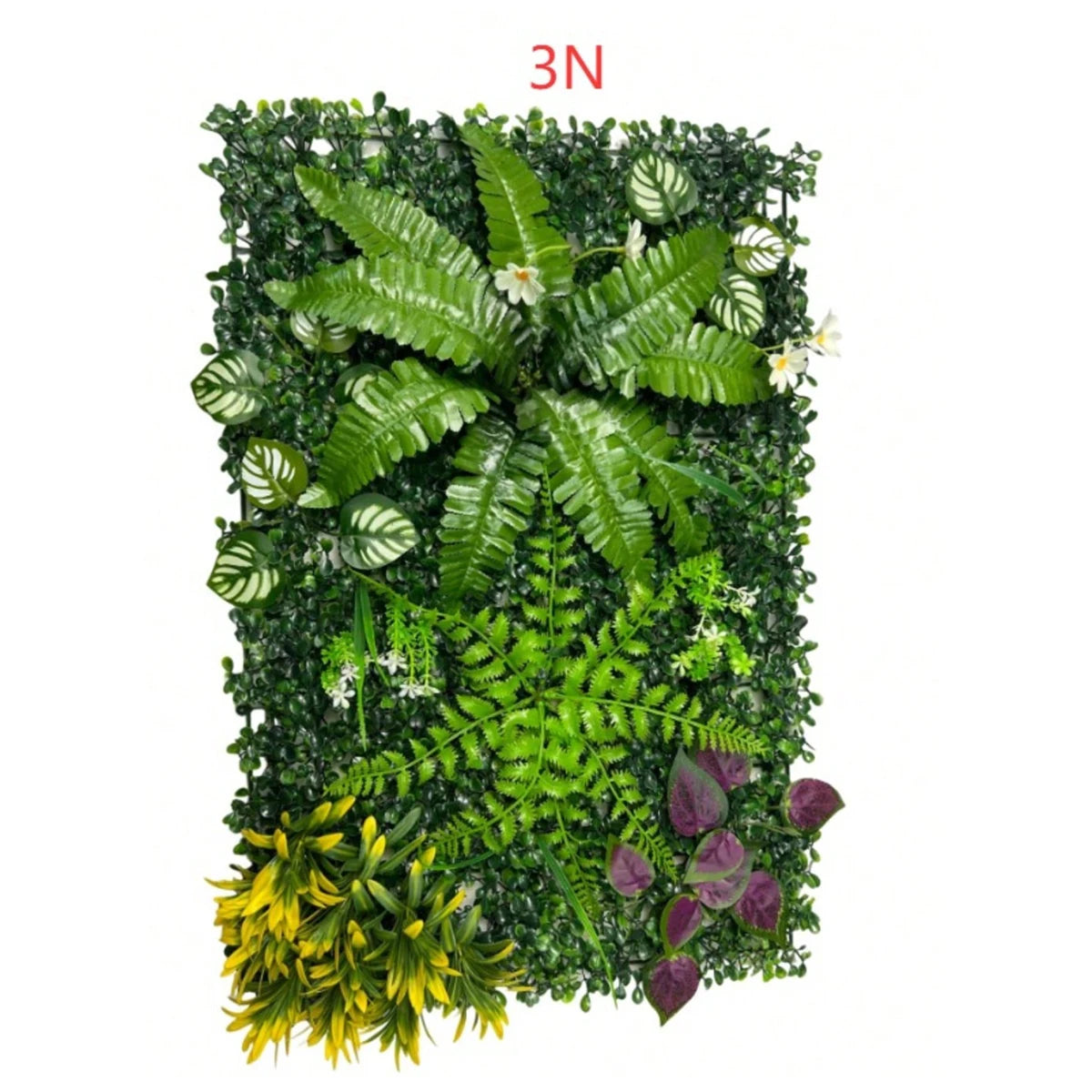 Artificial Green Wall Panels, Faux Jungle Grass Decor for Home and Garden, Lifelike Green Mats for Outdoor Patio, Weddings and Christmas