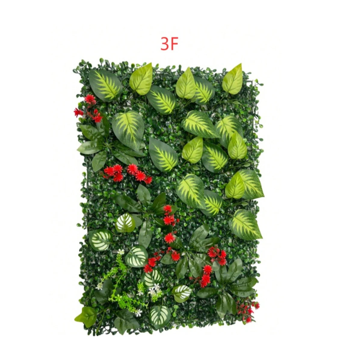 Artificial Green Wall Panels, Faux Jungle Grass Decor for Home and Garden, Lifelike Green Mats for Outdoor Patio, Weddings and Christmas