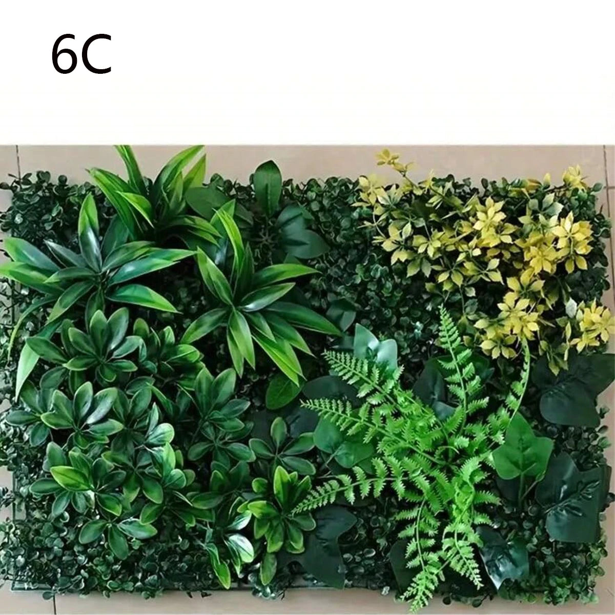 Artificial Green Wall Panels, Faux Jungle Grass Decor for Home and Garden, Lifelike Green Mats for Outdoor Patio, Weddings and Christmas