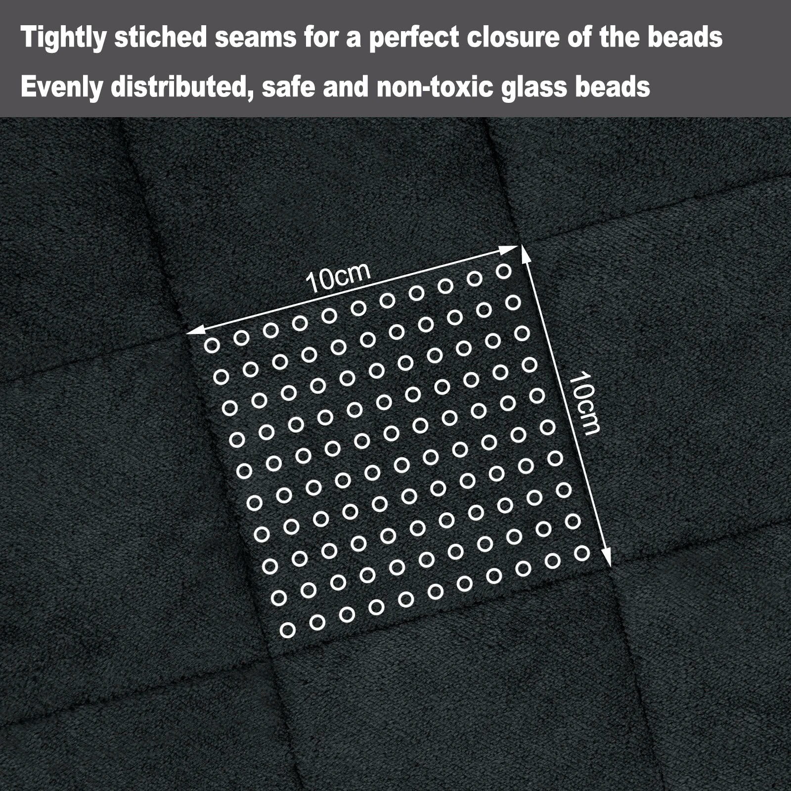 WOLTU 7/9/11 kg Therapeutic Weighted Blanket for Adults, Stress, Insomnia and Anxiety Relief, Double-Sided Flannel Sherpa Fleece Blanket