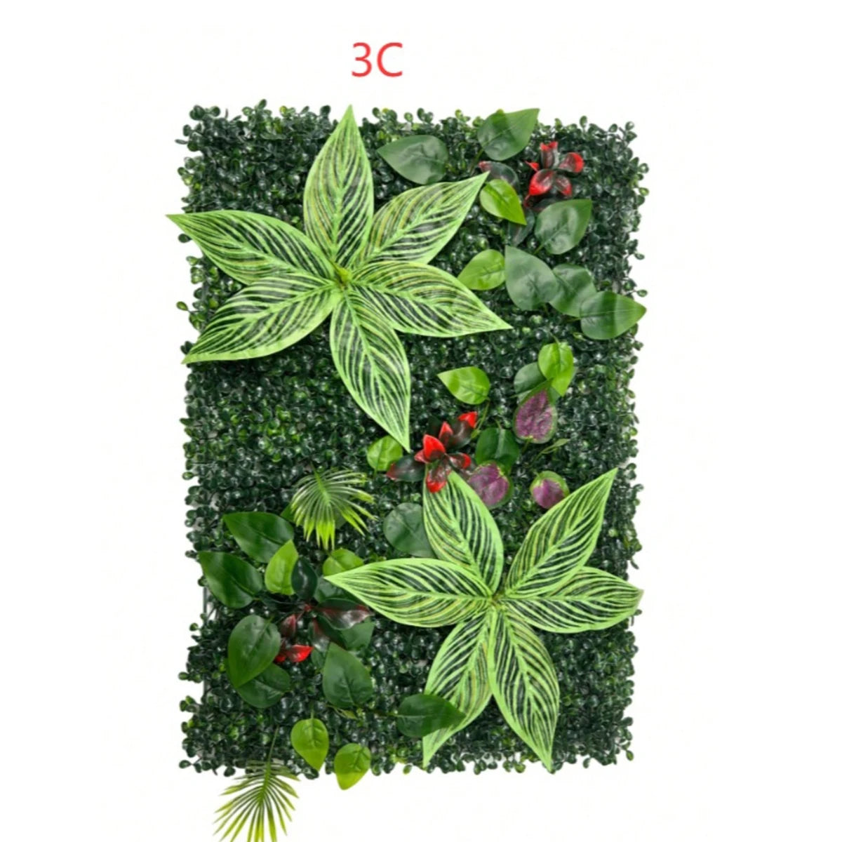 Artificial Green Wall Panels, Faux Jungle Grass Decor for Home and Garden, Lifelike Green Mats for Outdoor Patio, Weddings and Christmas