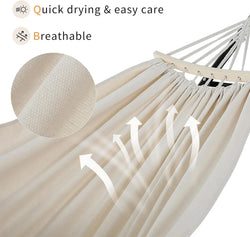Hammock with Stand, Outdoor Hammock, Foldable, Adjustable, Sturdy, with Carry Bag, Up to 200 kg, for Garden, Balcony, Camping and Indoor Use