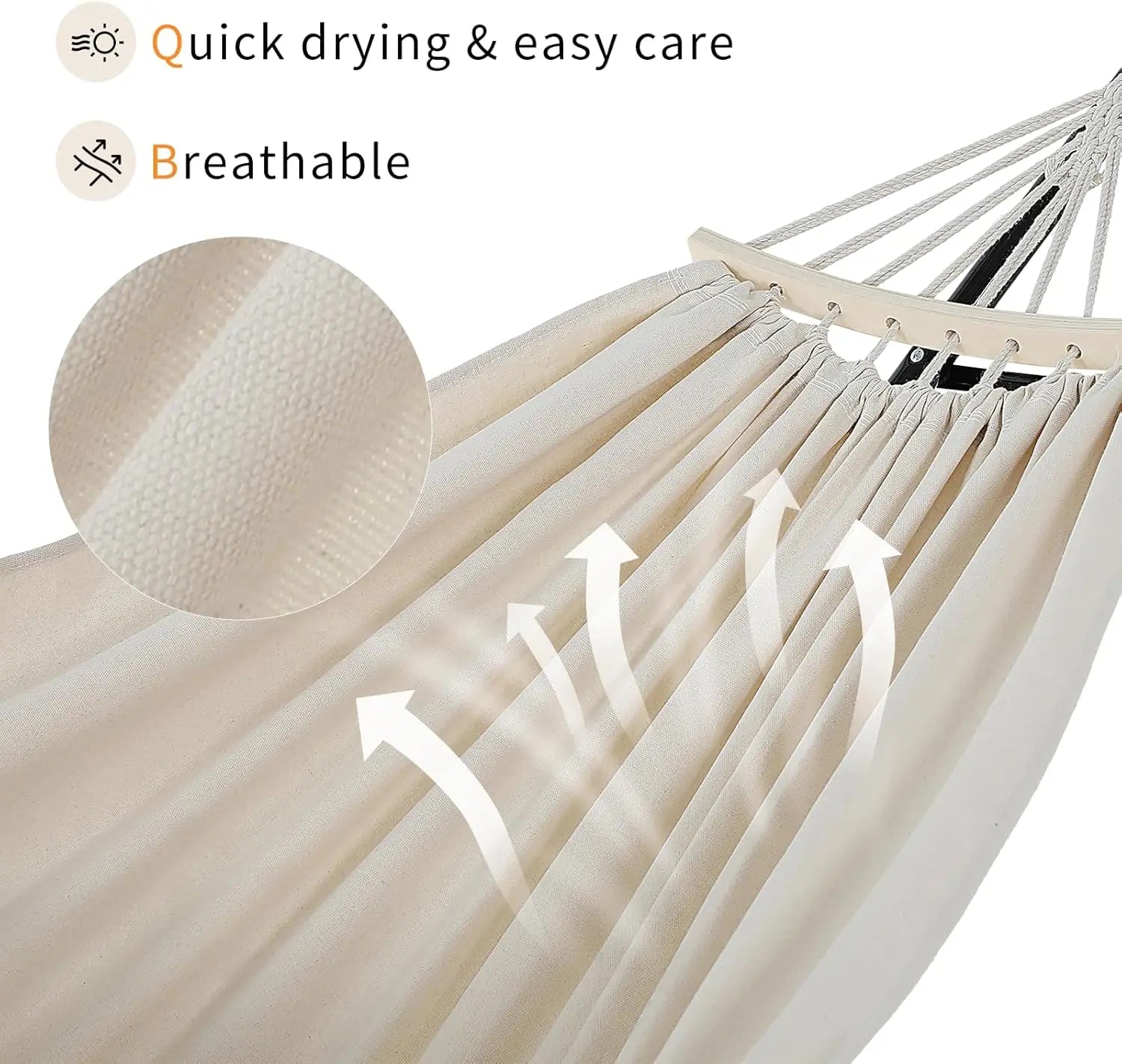 Hammock with Stand, Outdoor Hammock, Foldable, Adjustable, Sturdy, with Carry Bag, Up to 200 kg, for Garden, Balcony, Camping and Indoor Use