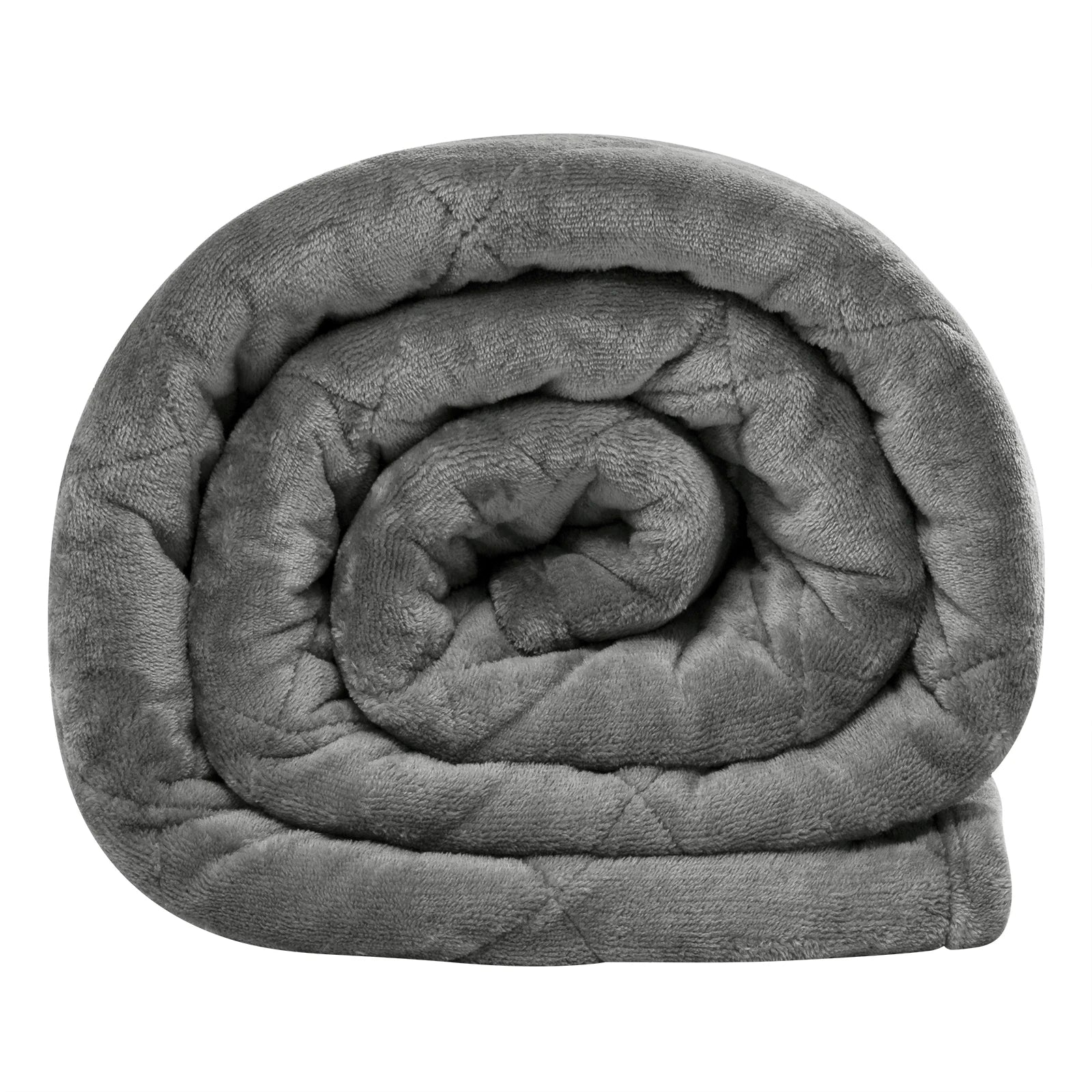 WOLTU 7/9/11 kg Therapeutic Weighted Blanket for Adults, Stress, Insomnia and Anxiety Relief, Double-Sided Flannel Sherpa Fleece Blanket