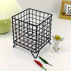 1pc Office Desk Storage Basket - Multi-functional Storage Basket, Shelf Basket