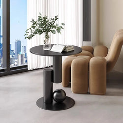 Living Room Sofa Side Table, Small Coffee Table, Side Cabinet, Light Luxury Bedside Table, Balcony Table, Simple and Creative