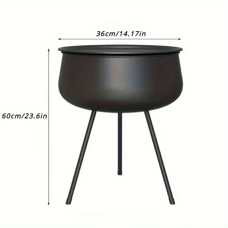 Thickened Bedroom Bedside Table, Creative Wide Fashionable Small Coffee Table, Cute Artistic Side Table