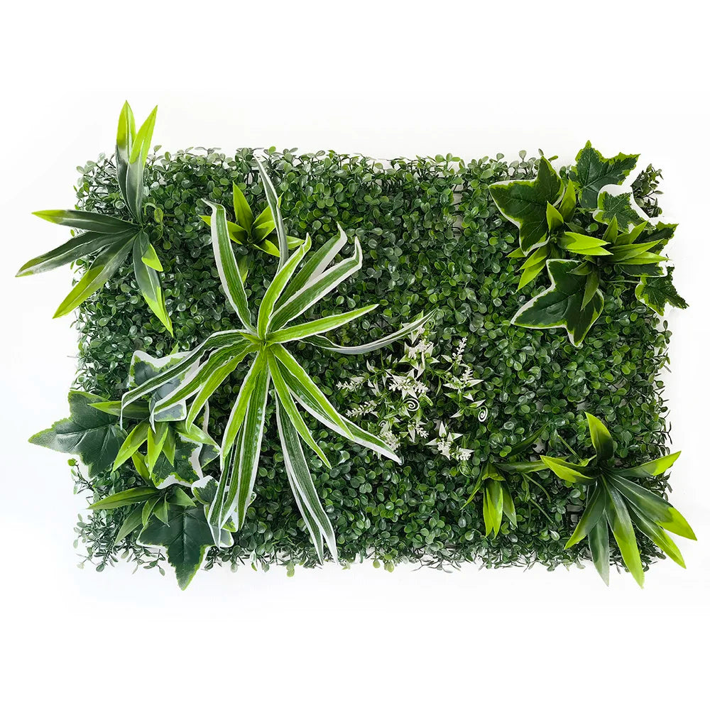 40 cm * 60 cm New 3D Artificial Green Plant Grass Wall Panel, Flower Vine Wedding Backdrop Wall Decoration