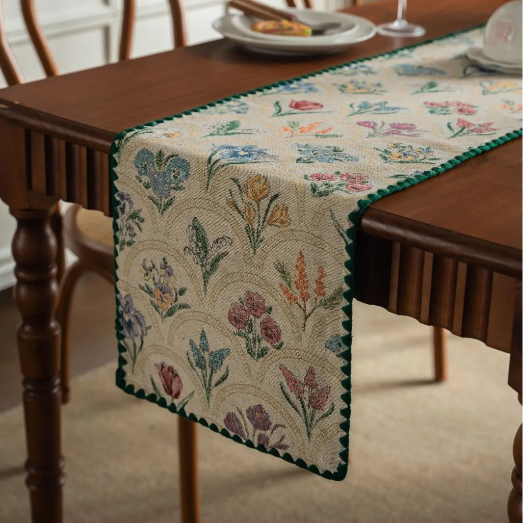 Table Runner Cotton Table Runner Cotton Linen Tablecloth Mat for Dining Table TV Cabinet Center Table