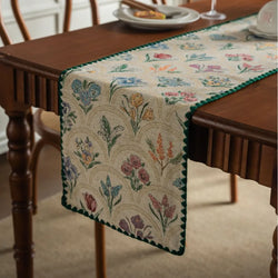 Table Runner Cotton Table Runner Cotton Linen Tablecloth Mat for Dining Table TV Cabinet Center Table