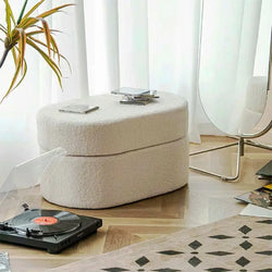Small Stool Shoe Change Stool Chair Snake Storage Box Hidden Storage Vanity Bench Living Room Home Decoration Organizer Basket