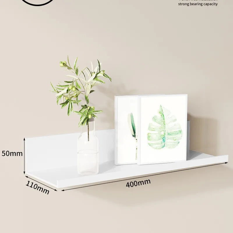 Picture Ledge Shelf, Metal Wall Shelves, Floating Shelves, Bookshelves and Kids' Bookshelf, Wall-Mounted for Living Room and Bedroom