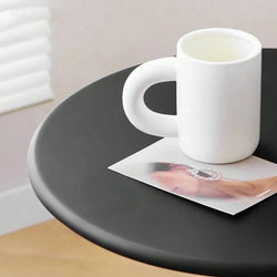 Nordic-Style Coffee Table, Movable Sofa Side Table, Luxury Elegant Small Round Table for Home or Simple Bedside Table