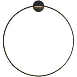 Modern Decorative LED Wall Lamp for Bedroom and Living Room, Scandinavian Design Round Ring Indoor USB Wall Sconce Lighting Fixture