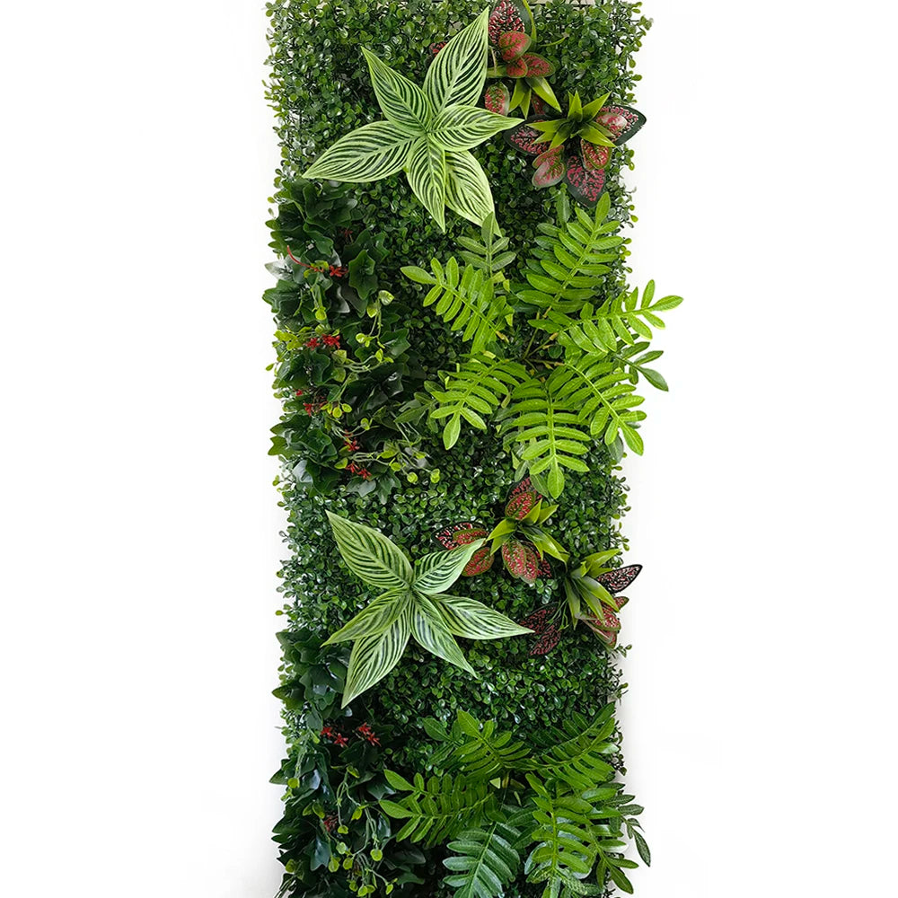 40 x 120 cm Artificial Lawn Plant, Subtropical Simulated Plant Grass Wall Panel Backdrop, Suitable for Hotel and Garden Decoration