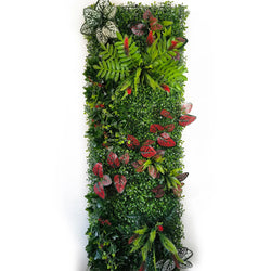 40 x 120 cm Artificial Lawn Plant, Subtropical Simulated Plant Grass Wall Panel Backdrop, Suitable for Hotel and Garden Decoration