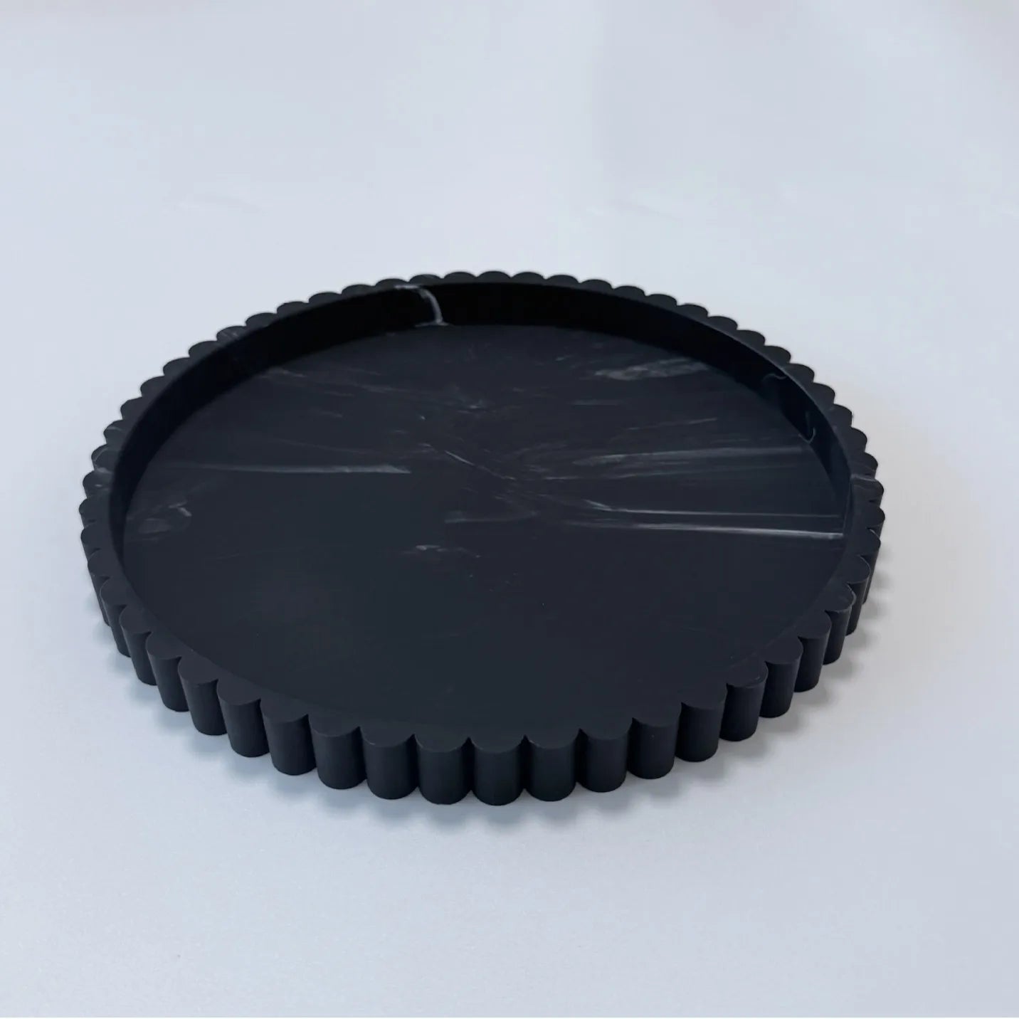 30Cm Silicone Lace Round Fruit Tray Jewelry Sundries Storage Tray Household Silicone Food Tray Fruit Tray Multifunctional