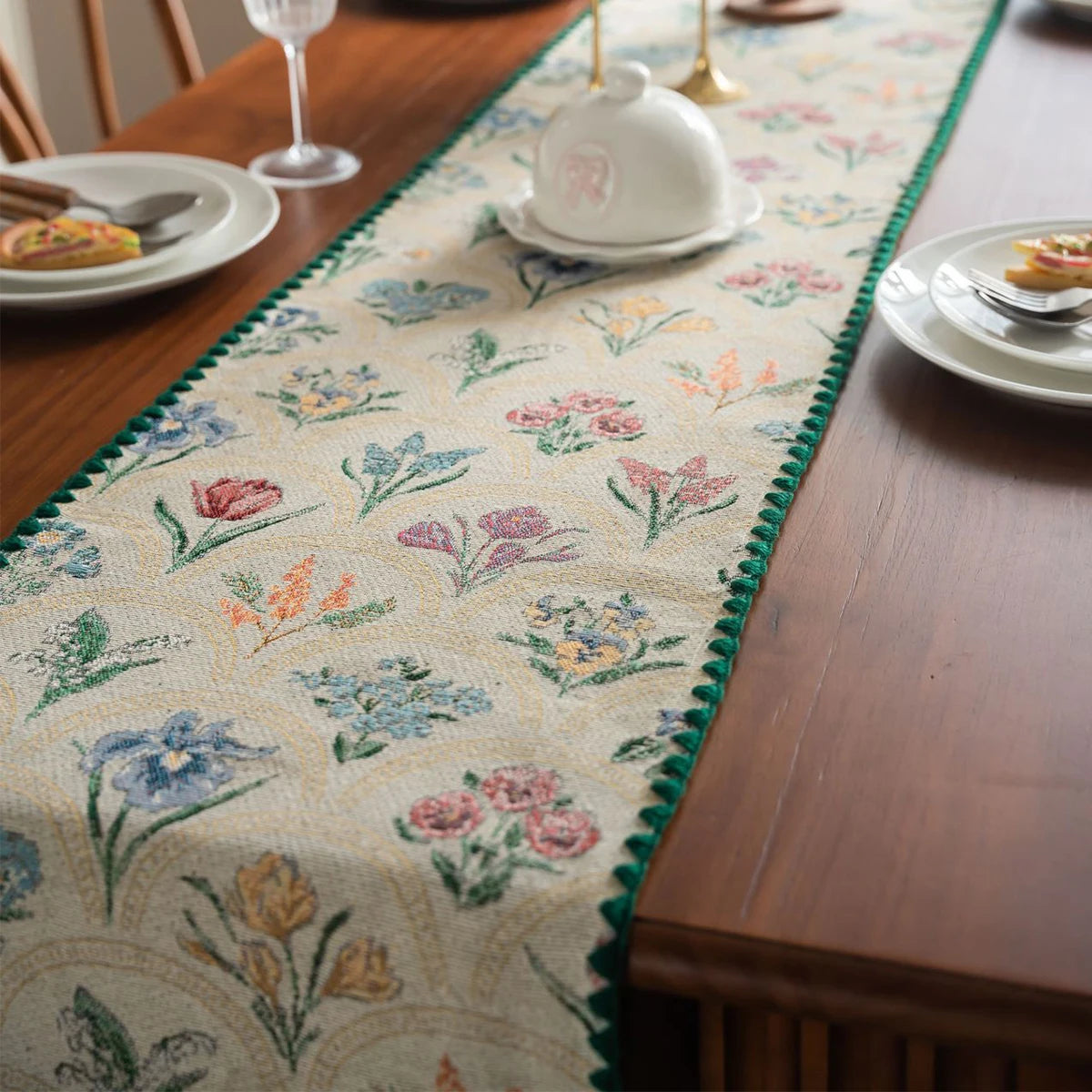 Table Runner Cotton Table Runner Cotton Linen Tablecloth Mat for Dining Table TV Cabinet Center Table