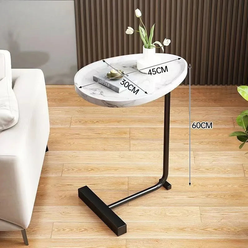 Removable Bedside Table, Simple Household Small Table, Bedroom Nightstand Shelf, Trendy Mini Sofa Side Table for Living Room