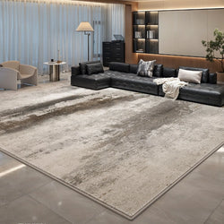 Large Living Room Decorative Washable Rug, Light Luxury Bedroom Carpet, Thick Plush Study Rug, Fluffy Soft Home Carpet
