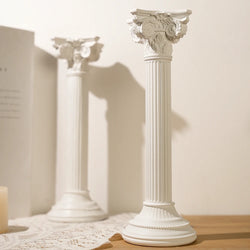 Greek Temple Ruins Ornaments European-Style Roman Column Architectural Sculptures Home Decorations Resin Photography Props Display Items