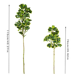 76-115cm Faux Ficus Tree Tall Fake Oak Tree Tropical Green Plant Palstic Banyan Branch For Home Floor Shop Party Wedding Decor