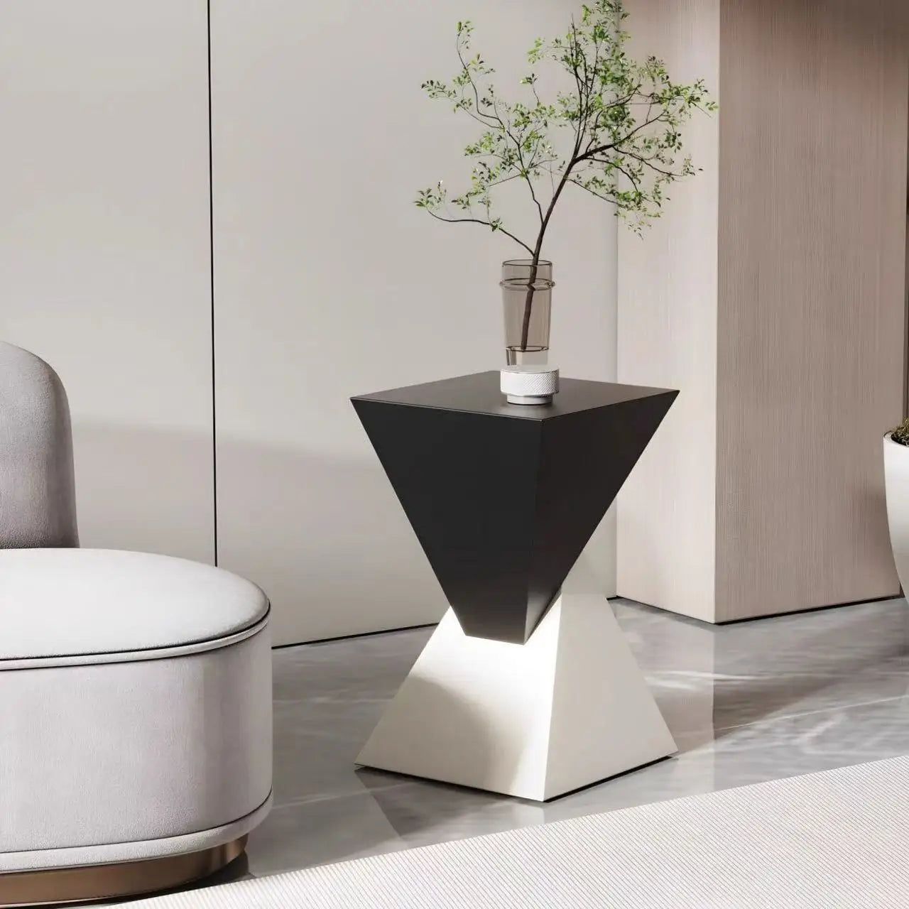 Nordic Simple Coffee Table Metal Art Living Room Table Side Table Creative Bedroom Bedside Table Living Room Table