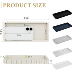 Silicone Wavy Candle Holder Tray Coffee Table Wavy Square Aromatherapy Tray Bathroom Lace Square Storage Is Washable