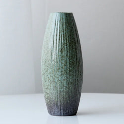 Japanese Style Stoneware Vase, Retro Style Flower Pot, Ceramic Tea Set Ornaments, Zen Home Decoration, Pottery Flower Ware