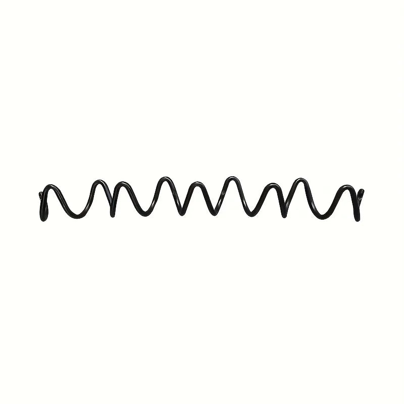 Wavy Design Wall Mounted Metal Hook Silver Black Creative Coat Rack for Home Hotel Entryway