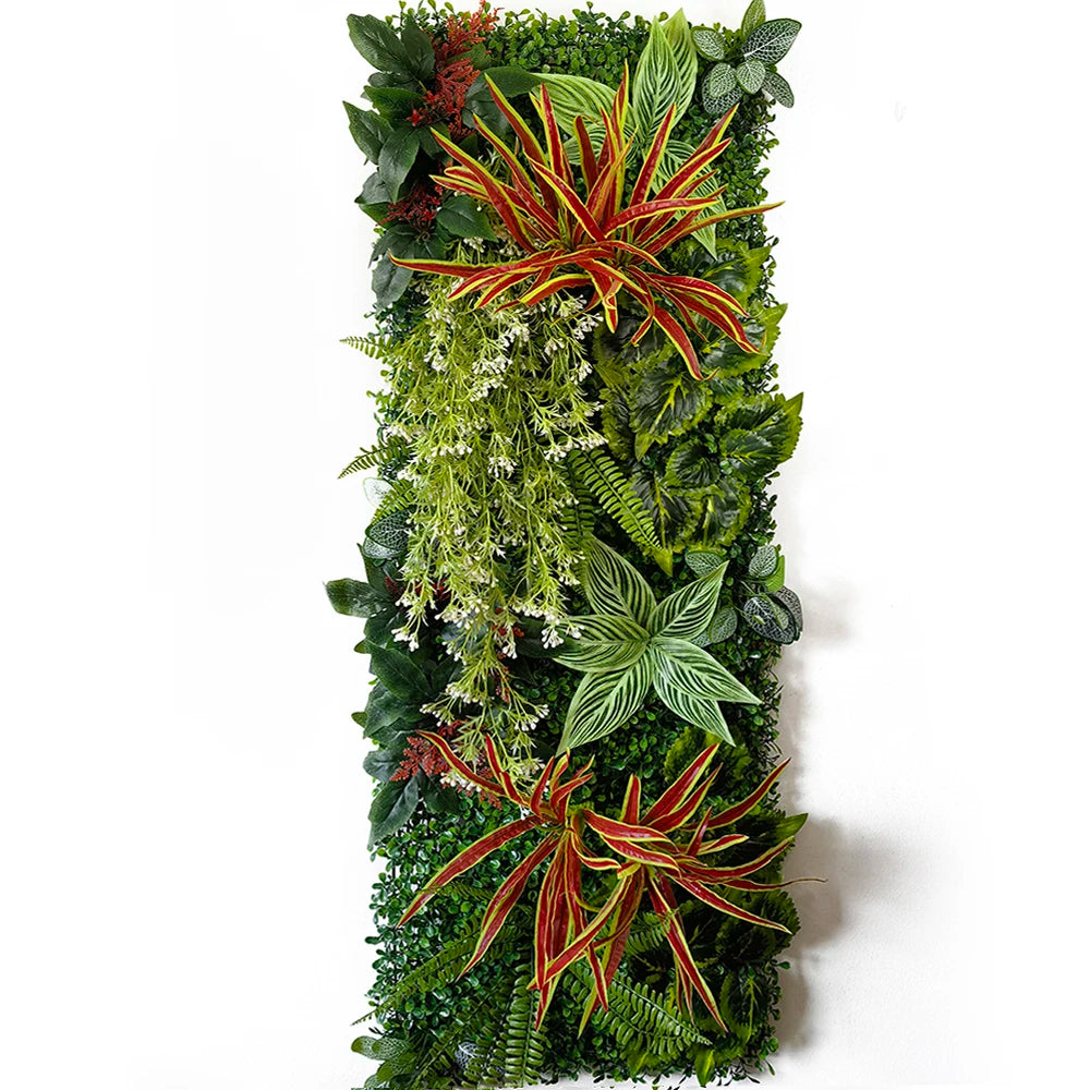 40 * 120 cm New Artificial Green Simulated Plant Grid, Milan Eucalyptus Wedding Backdrop Wall Decoration