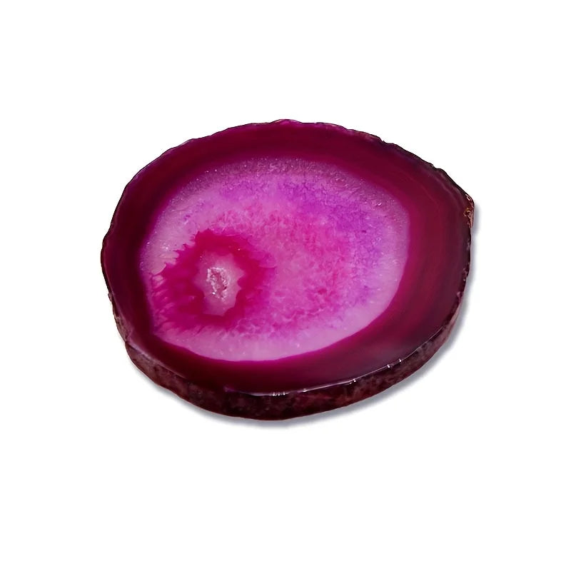 Natural crystal agate coffee mat and coaster