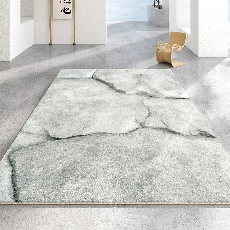 Light Luxury Bedroom Decor Irregular Rug, Large Living Room Rug, Washable Lounge Soft Floor Mat, Home Anti-Slip Carpet