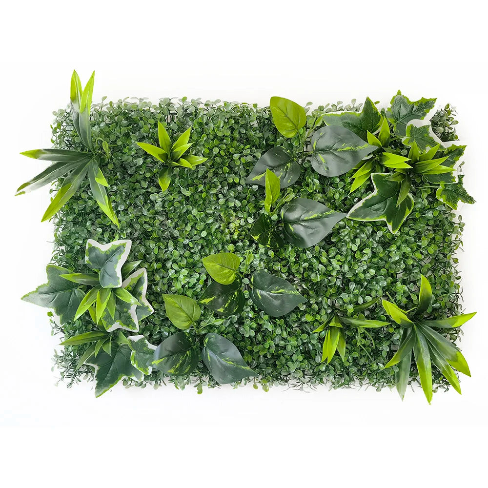 40 cm * 60 cm New 3D Artificial Green Plant Grass Wall Panel, Flower Vine Wedding Backdrop Wall Decoration