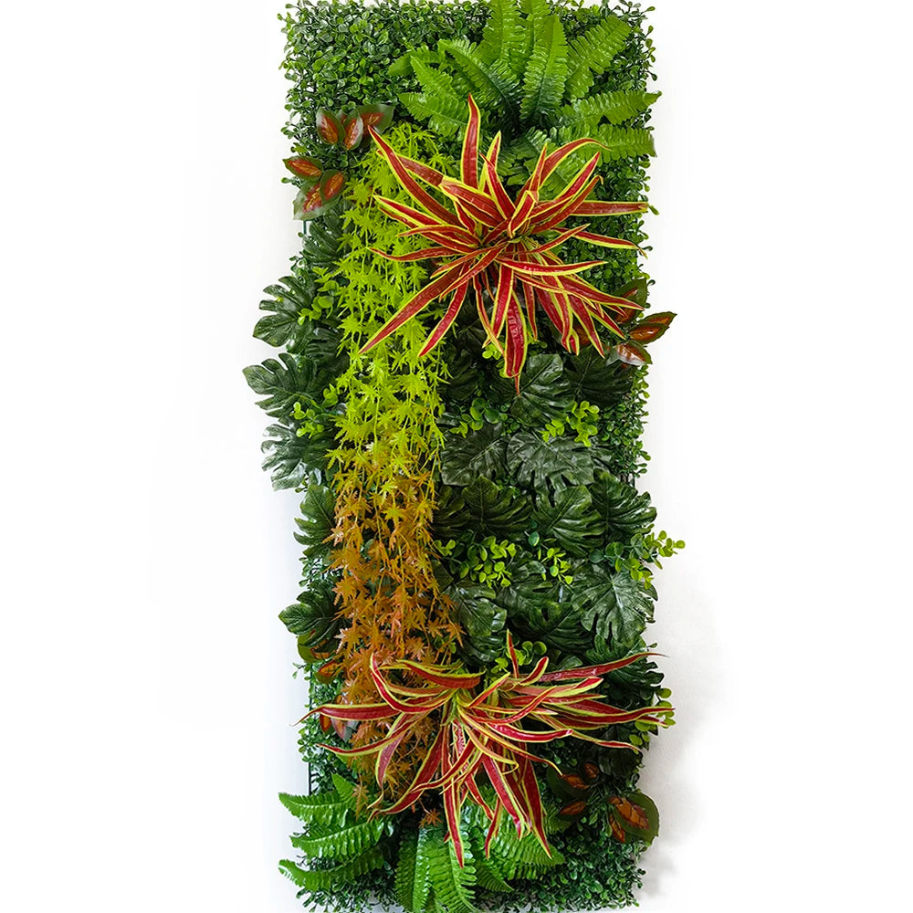 40 * 120 cm New Artificial Green Simulated Plant Grid, Milan Eucalyptus Wedding Backdrop Wall Decoration