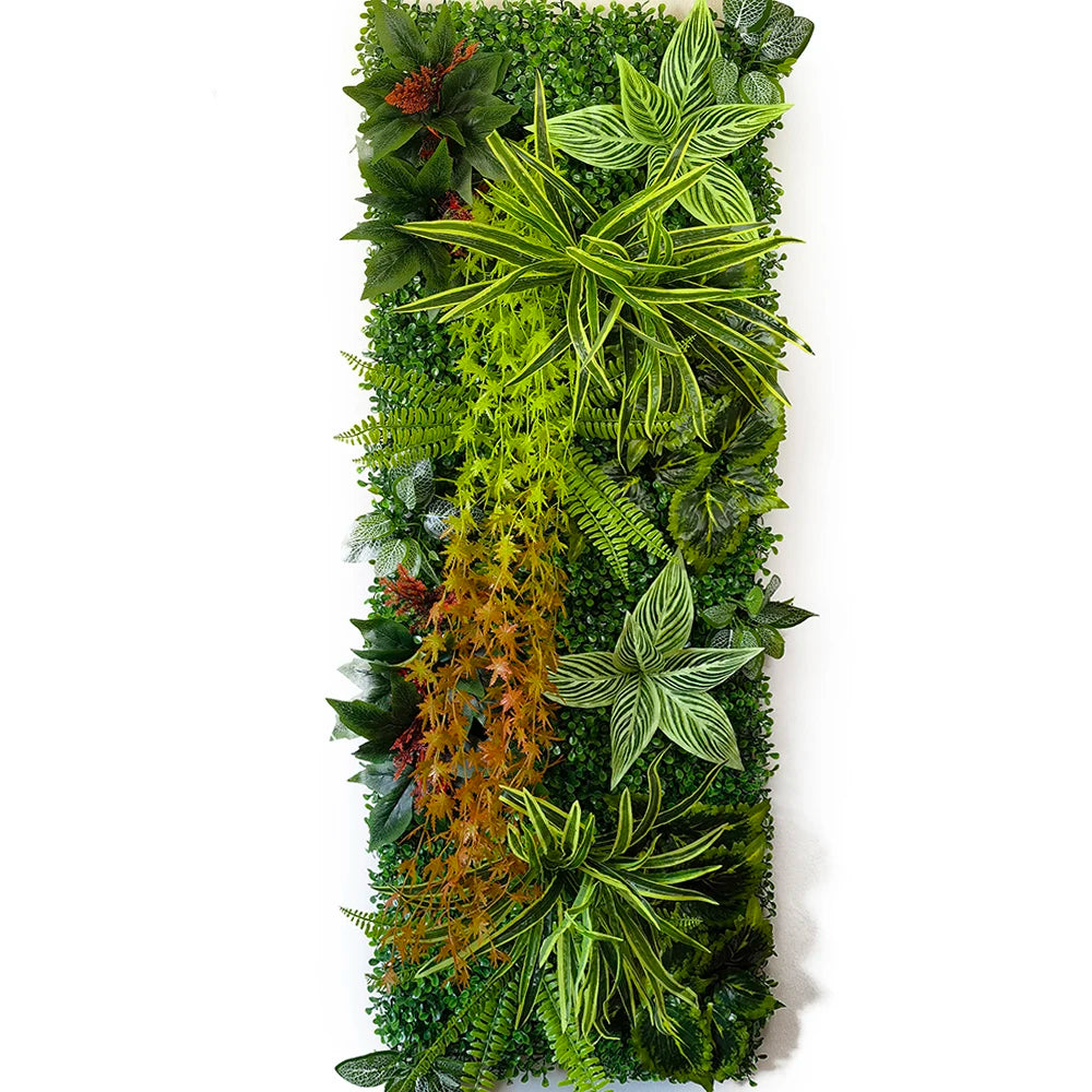 40 * 120 cm New Artificial Green Simulated Plant Grid, Milan Eucalyptus Wedding Backdrop Wall Decoration