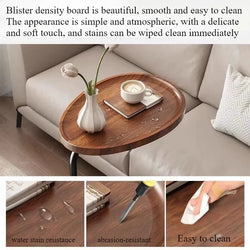 Removable Bedside Table, Simple Household Small Table, Bedroom Nightstand Shelf, Trendy Mini Sofa Side Table for Living Room