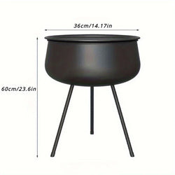 Thickened Bedroom Bedside Table, Creative Wide Fashionable Small Coffee Table, Cute Artistic Side Table