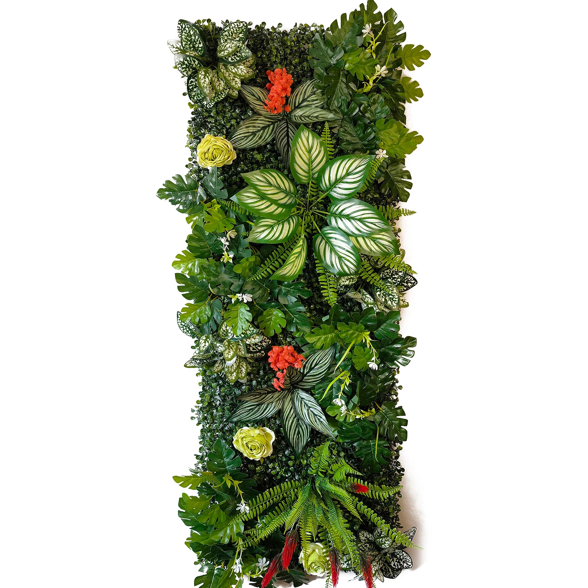 40 * 120 cm New Artificial Green Simulated Plant Grid, Milan Eucalyptus Wedding Backdrop Wall Decoration