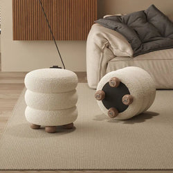 Nordic Furniture Vanity Stools Comfort Home Decor Living Room Makeup Vanity Stools Cloakroom Fabric Furniture Toilettafel MHSZD