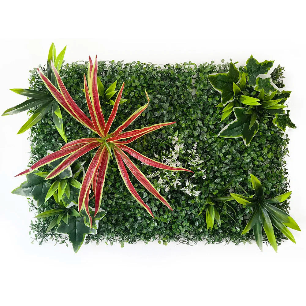 40 cm * 60 cm New 3D Artificial Green Plant Grass Wall Panel, Flower Vine Wedding Backdrop Wall Decoration