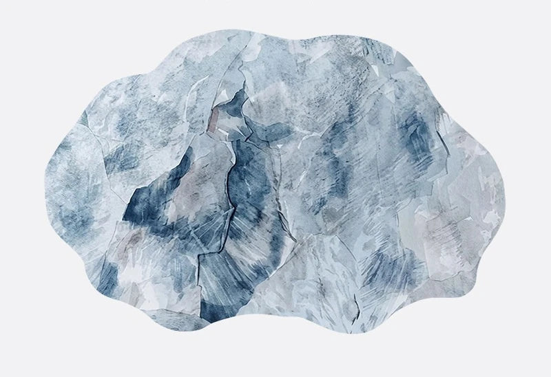 Irregular Shape Bedroom Decor Large Carpet Thick Plush Carpets for Living Room Light Luxury Cloakroom Floor Mat Fluffy Soft Rug