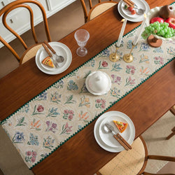 Table Runner Cotton Table Runner Cotton Linen Tablecloth Mat for Dining Table TV Cabinet Center Table