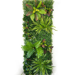 40 x 120 cm Artificial Lawn Plant, Subtropical Simulated Plant Grass Wall Panel Backdrop, Suitable for Hotel and Garden Decoration