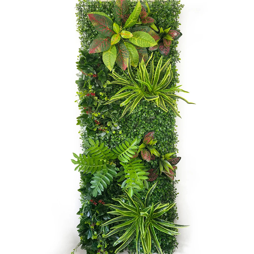 40 x 120 cm Artificial Lawn Plant, Subtropical Simulated Plant Grass Wall Panel Backdrop, Suitable for Hotel and Garden Decoration
