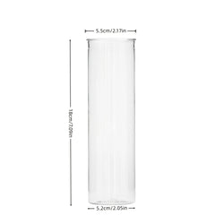 15/20 plastic cylindrical vases, high transparency vase set, suitable for simple desktop flower arrangement decoration