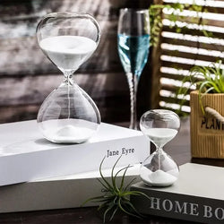 New 5/10/15/30/60 Mins Hourglass Sand Watch 30 Minutes Timer Clock One Hour Toothbrush Children Gift Sand Timer Home Decoration
