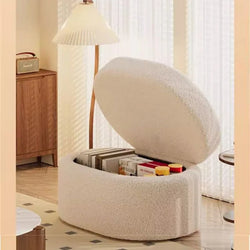 Small Stool Shoe Change Stool Chair Snake Storage Box Hidden Storage Vanity Bench Living Room Home Decoration Organizer Basket