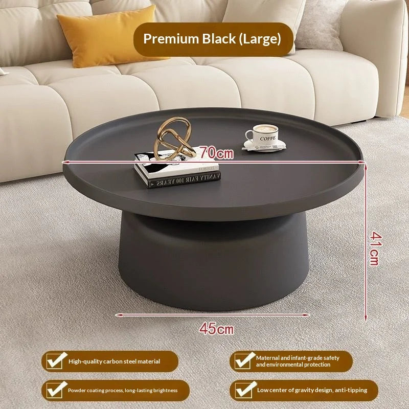 Modern Nordic Round Coffee Table Small Space Luxury Minimalist Side Table Living Room Bedside Furniture Bed Table Small Table