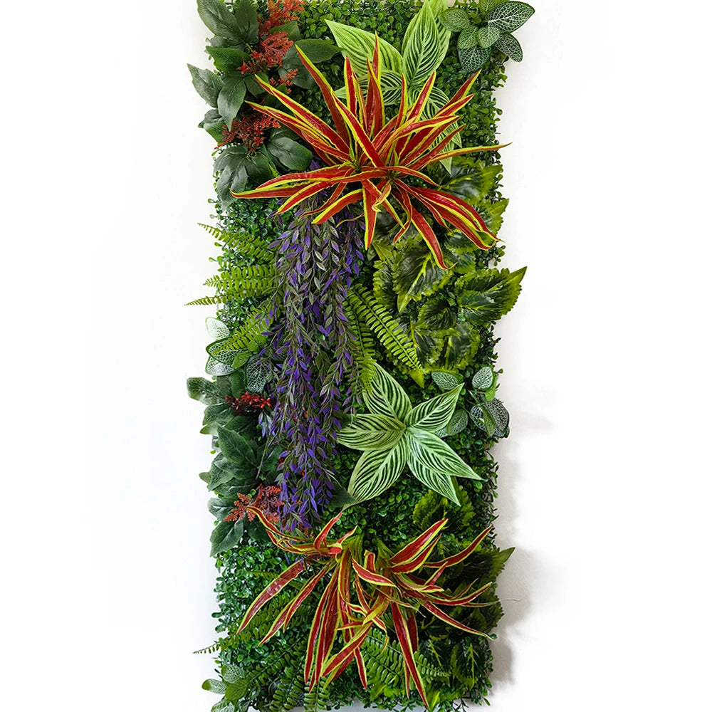 40 * 120 cm New Artificial Green Simulated Plant Grid, Milan Eucalyptus Wedding Backdrop Wall Decoration